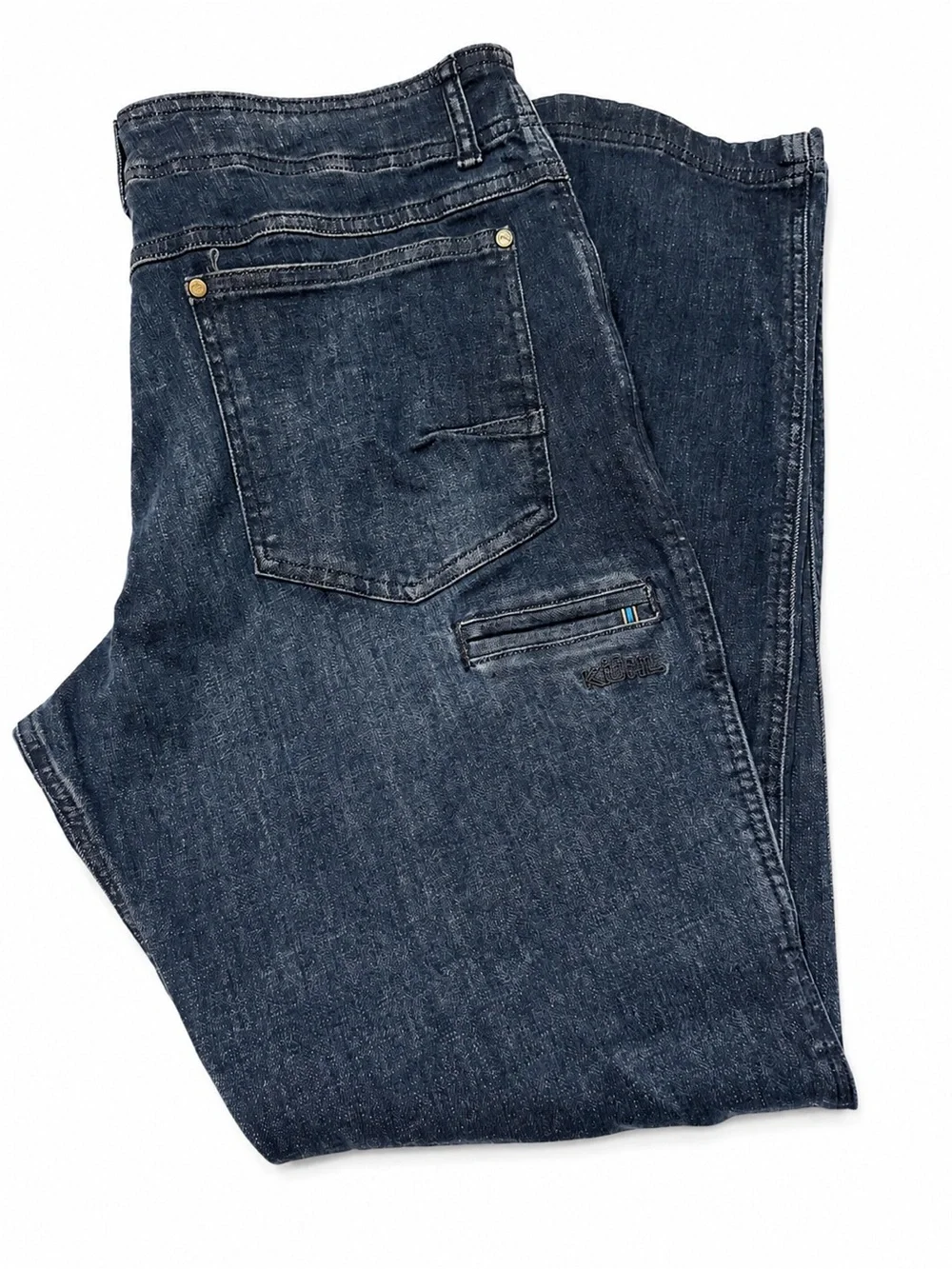 Kuhl Klassik Jeans Mens 38x32 Blue Born In The Mountains Hiking Active Everyday